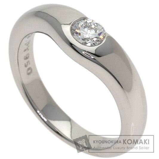 TIFFANY&Co. Elsa Peretti 1P Diamond Ring Platinum PT950 Ladies [Used]
