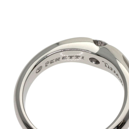 TIFFANY&Co. Elsa Peretti 1P Diamond Ring Platinum PT950 Ladies [Used]