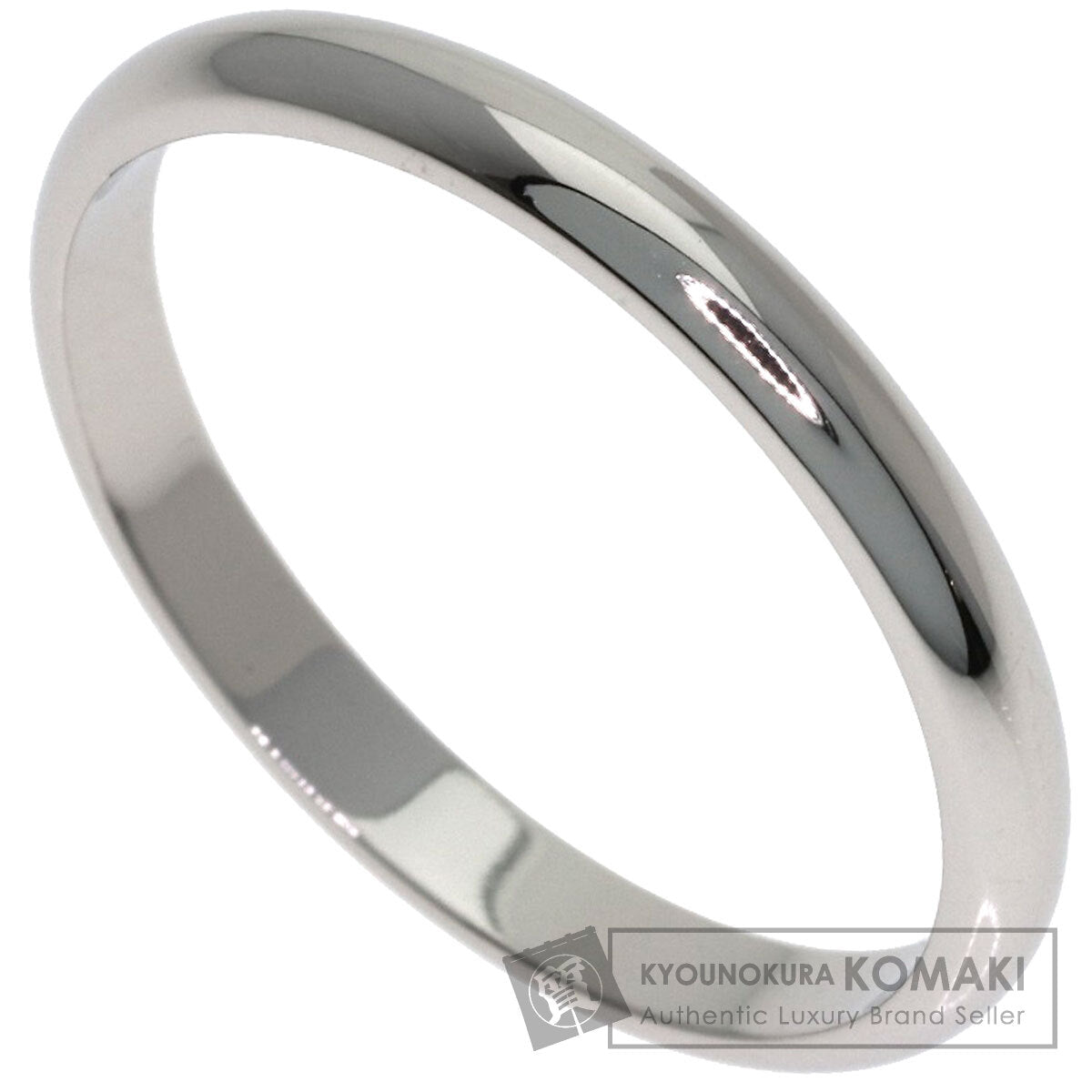 CARTIER 1895 Wedding # 54 Ring Platinum PT950 Ladies [Used]