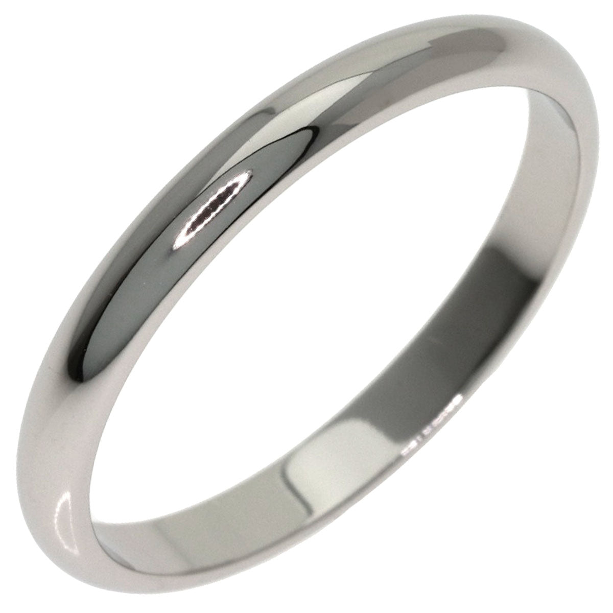CARTIER 1895 Wedding # 54 Ring Platinum PT950 Ladies [Used]