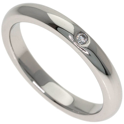 TIFFANY&Co. Stacking band 1P Diamond Ring Platinum PT950 Ladies [Used]