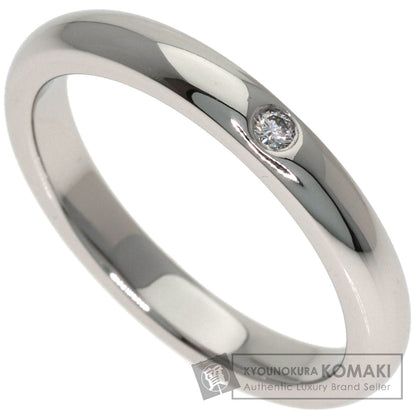 TIFFANY&Co. Stacking band 1P Diamond Ring Platinum PT950 Ladies [Used]