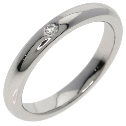 TIFFANY&Co. 1P Diamond Ring Platinum PT950 Ladies [Used]