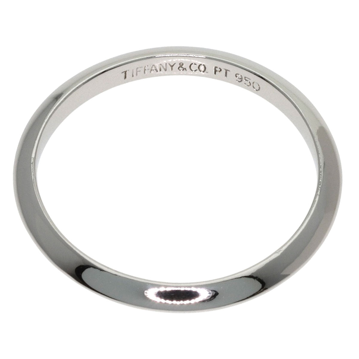 TIFFANY&Co. Knife edge Ring Platinum PT950 Ladies [Used]