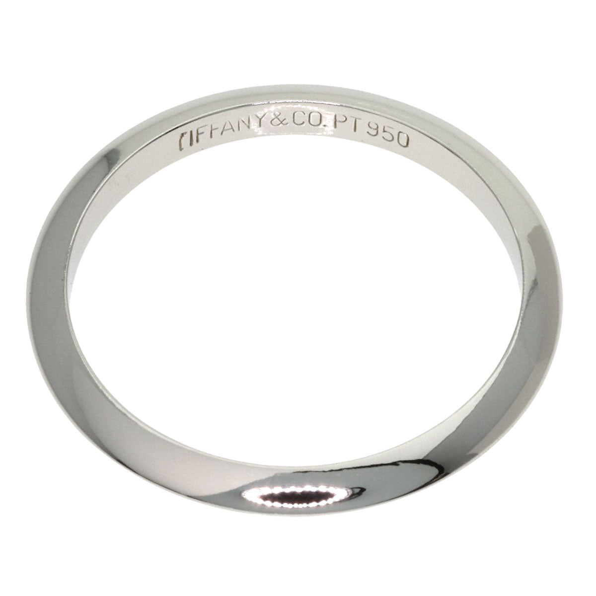 TIFFANY&Co. Knife edge Ring Platinum PT950 Ladies [Used]