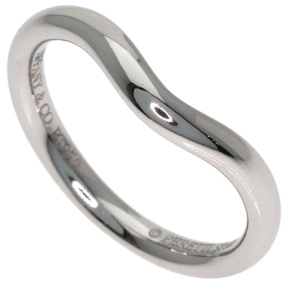 TIFFANY&Co. Curved band Ring Platinum PT950 Ladies [Used]
