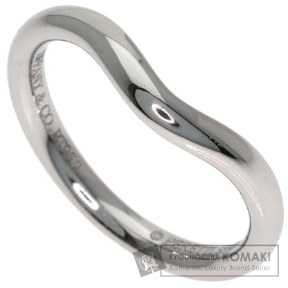 TIFFANY&Co. Curved band Ring Platinum PT950 Ladies [Used]