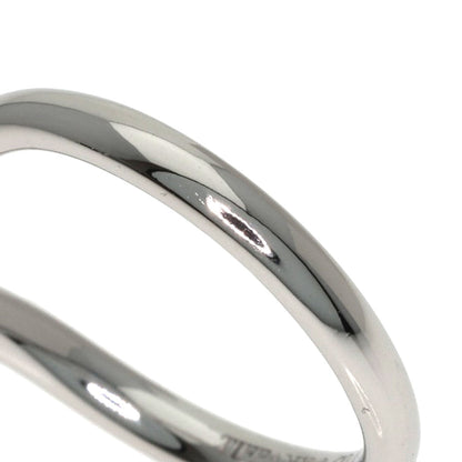 TIFFANY&Co. Curved band Ring Platinum PT950 Ladies [Used]