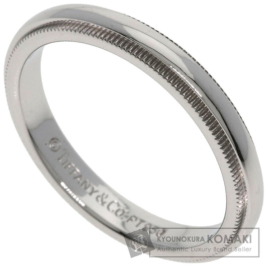 TIFFANY&Co. Milgrain Ring Platinum PT950 Ladies [Used]