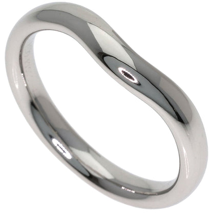 TIFFANY&Co. Curved band Ring Platinum PT950 Ladies [Used]