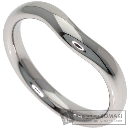 TIFFANY&Co. Curved band Ring Platinum PT950 Ladies [Used]