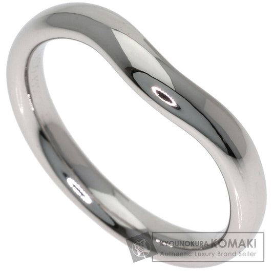 TIFFANY&Co. Curved band Ring Platinum PT950 Ladies [Used]