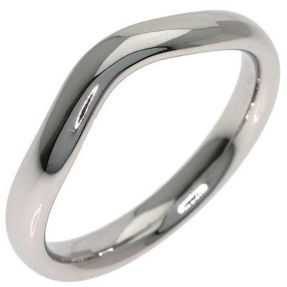 TIFFANY&Co. Curved band Ring Platinum PT950 Ladies [Used]