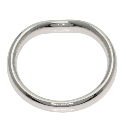 TIFFANY&Co. Curved band Ring Platinum PT950 Ladies [Used]