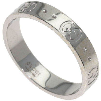 GUCCI Icon # 15 Ring K18 White Gold Ladies [Used]