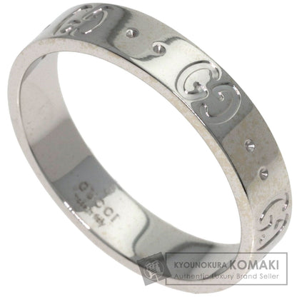 GUCCI Icon # 15 Ring K18 White Gold Ladies [Used]