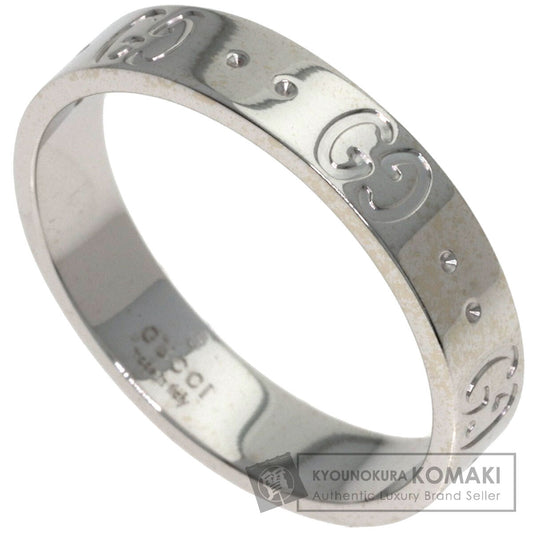 GUCCI Icon # 15 Ring K18 White Gold Ladies [Used]