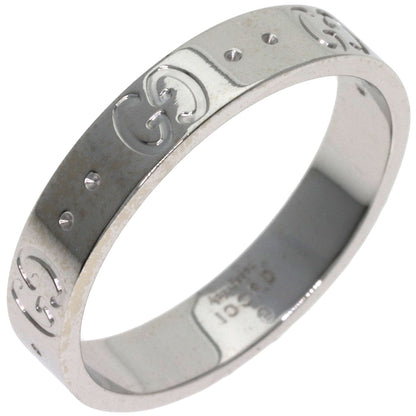 GUCCI Icon # 15 Ring K18 White Gold Ladies [Used]