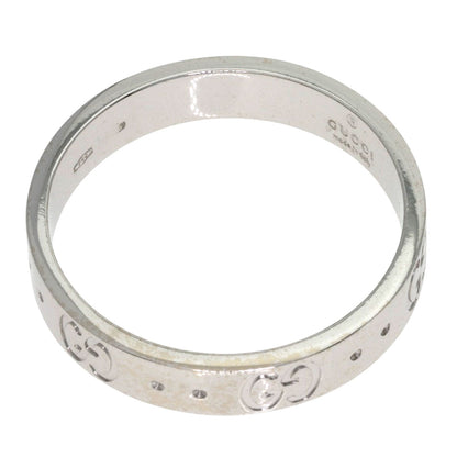 GUCCI Icon # 15 Ring K18 White Gold Ladies [Used]
