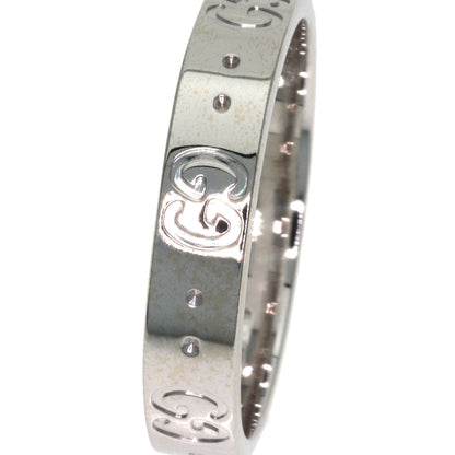GUCCI Icon # 15 Ring K18 White Gold Ladies [Used]