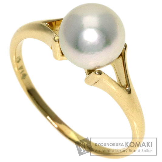 MIKIMOTO Pearl Pearl Ring K14 Yellow Gold Ladies [Used]