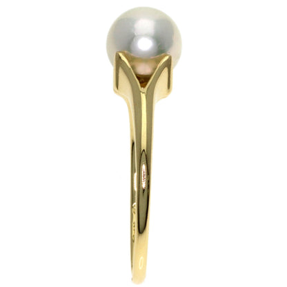MIKIMOTO Pearl Pearl Ring K14 Yellow Gold Ladies [Used]