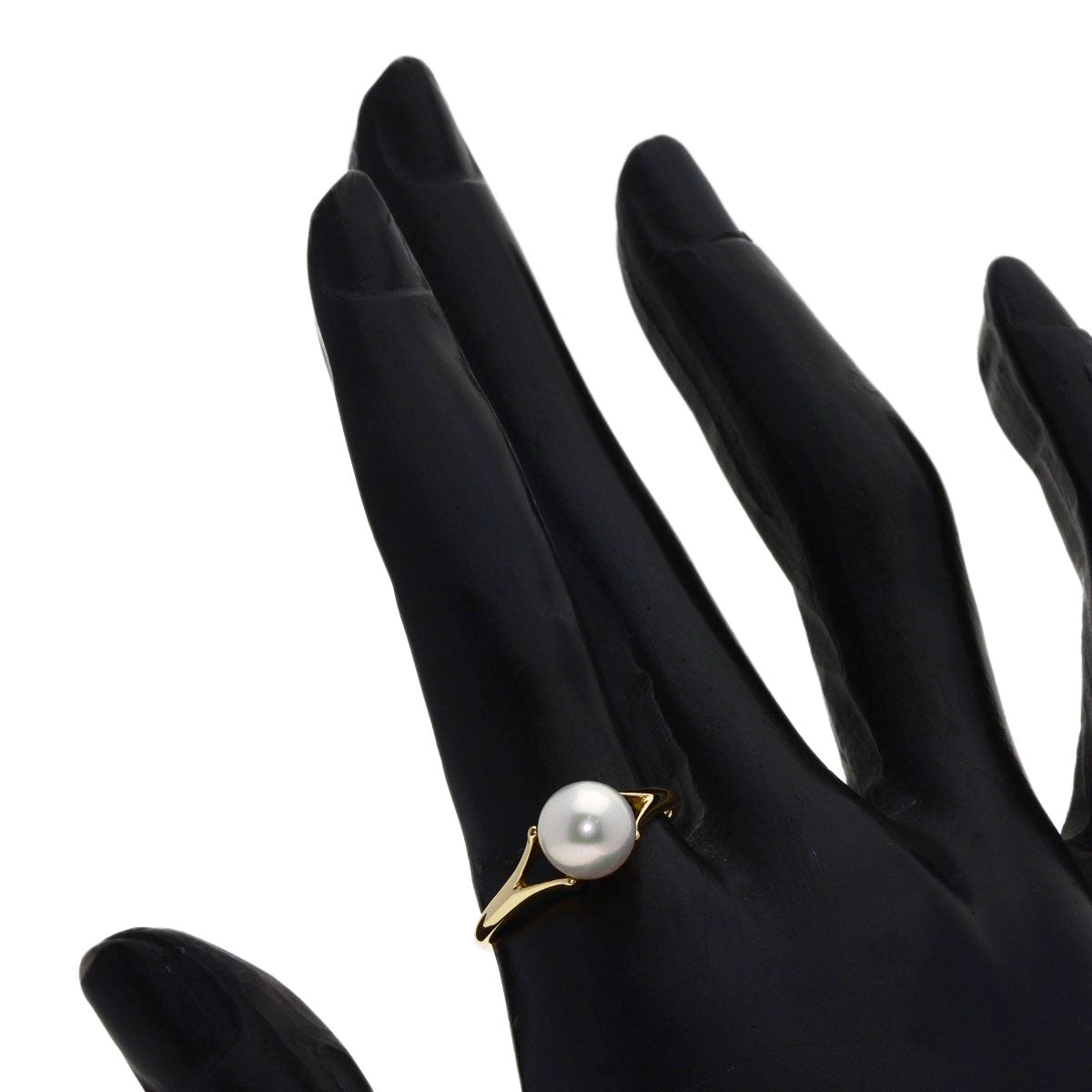 MIKIMOTO Pearl Pearl Ring K14 Yellow Gold Ladies [Used]