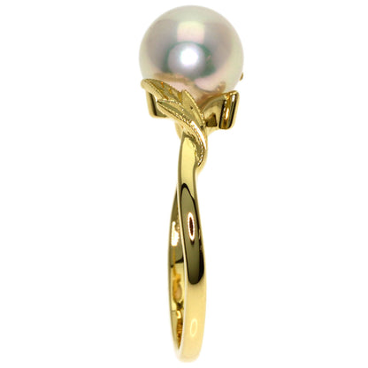 MIKIMOTO Pearl Pearl Ring K18 Yellow Gold Ladies [Used]