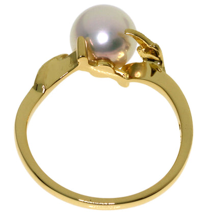 MIKIMOTO Pearl Pearl Ring K18 Yellow Gold Ladies [Used]