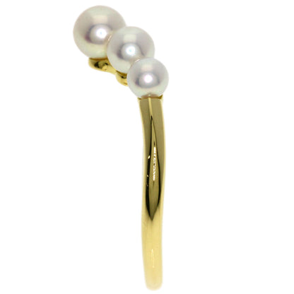 MIKIMOTO Pearl Pearl Ring K18 Yellow Gold Ladies [Used]