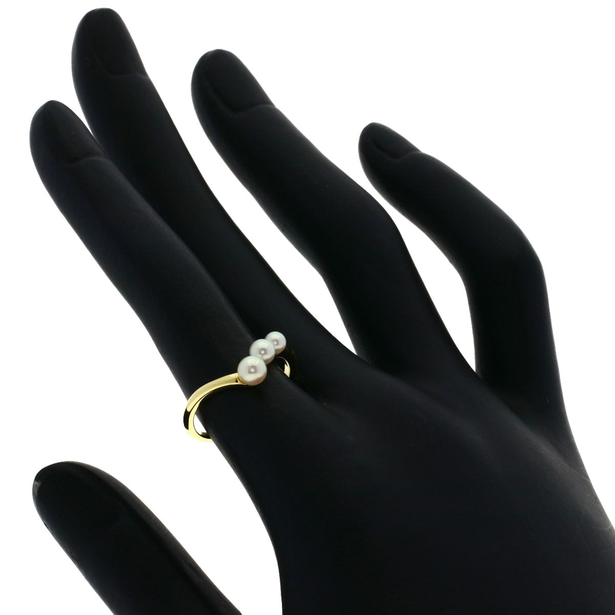 MIKIMOTO Pearl Pearl Ring K18 Yellow Gold Ladies [Used]
