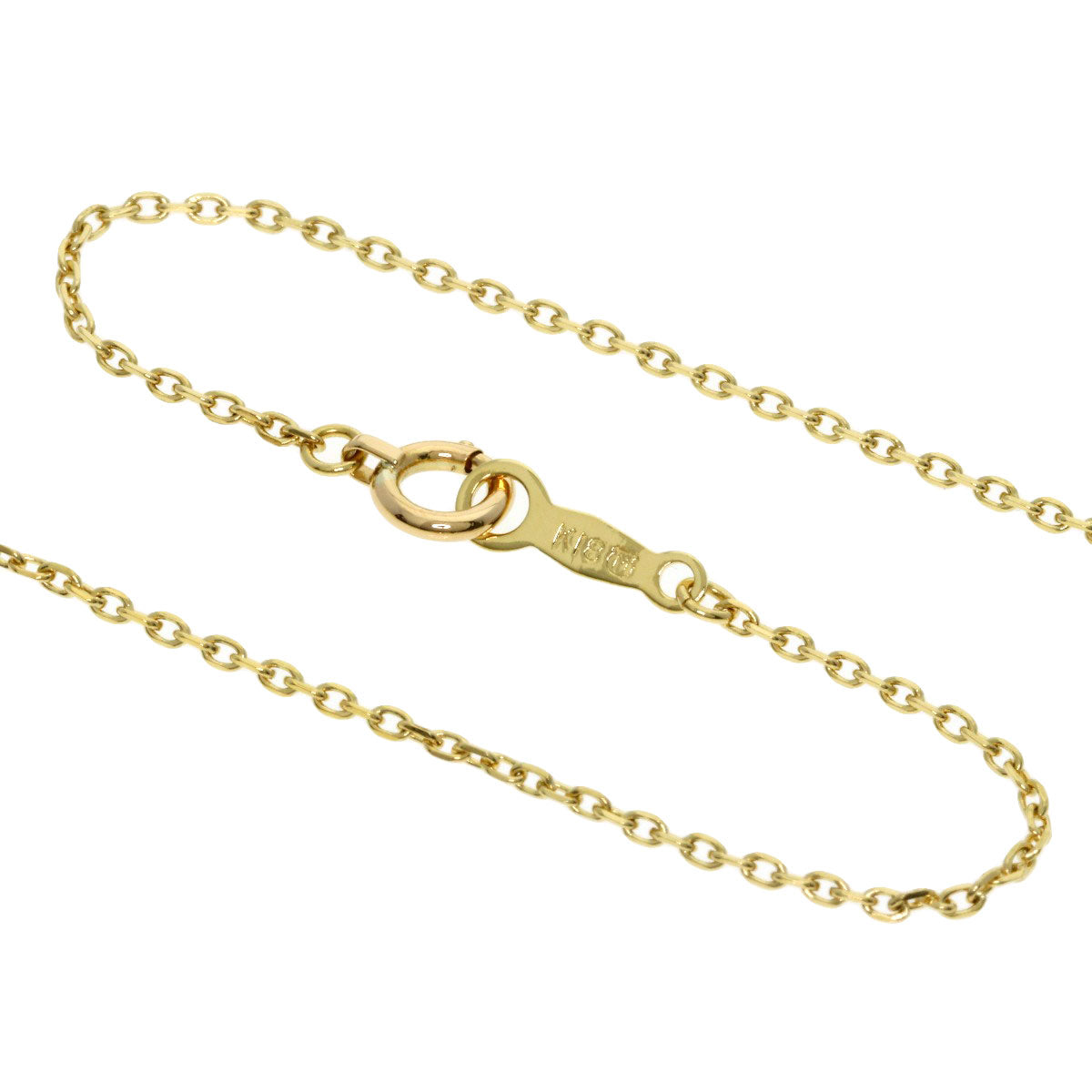 MIKIMOTO Bell Ribbon Motif Pearl Pearl Necklace K18 Yellow Gold Ladies [Used]