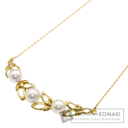 Reef Pearl Pearl Necklace K18 Yellow Gold 4.6g　Ladies