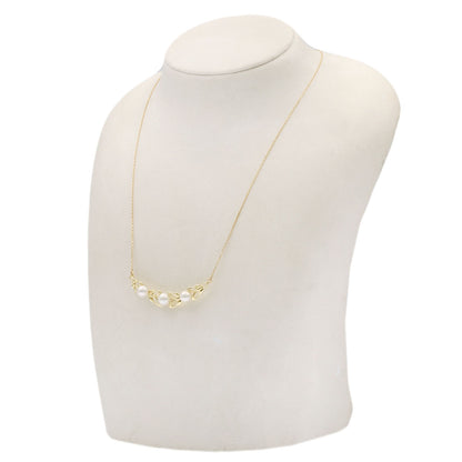 Reef Pearl Pearl Necklace K18 Yellow Gold 4.6g　Ladies