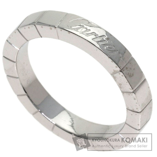CARTIER Laniere # 48 Ring K18 White Gold Ladies [Used]