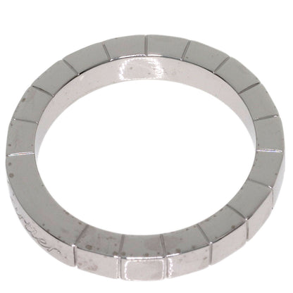 CARTIER Laniere # 48 Ring K18 White Gold Ladies [Used]