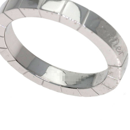 CARTIER Laniere # 48 Ring K18 White Gold Ladies [Used]