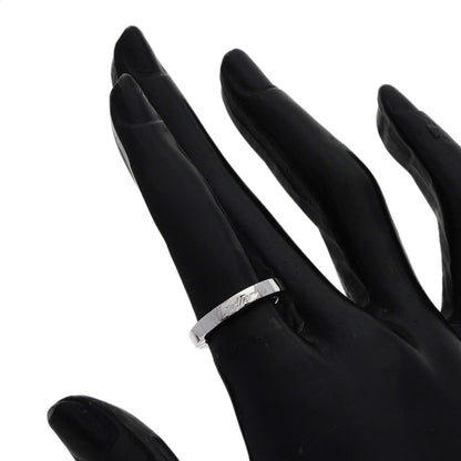 CARTIER Laniere # 48 Ring K18 White Gold Ladies [Used]