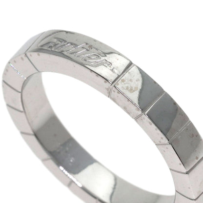 CARTIER Laniere # 48 Ring K18 White Gold Ladies [Used]