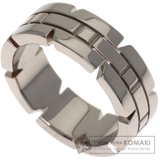 CARTIER Tank Française #48 Ring K18 White Gold Ladies [Used]