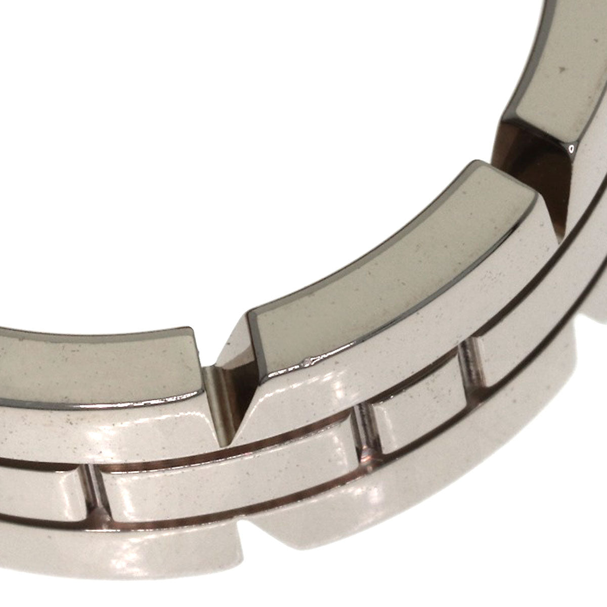 CARTIER Tank Française #48 Ring K18 White Gold Ladies [Used]