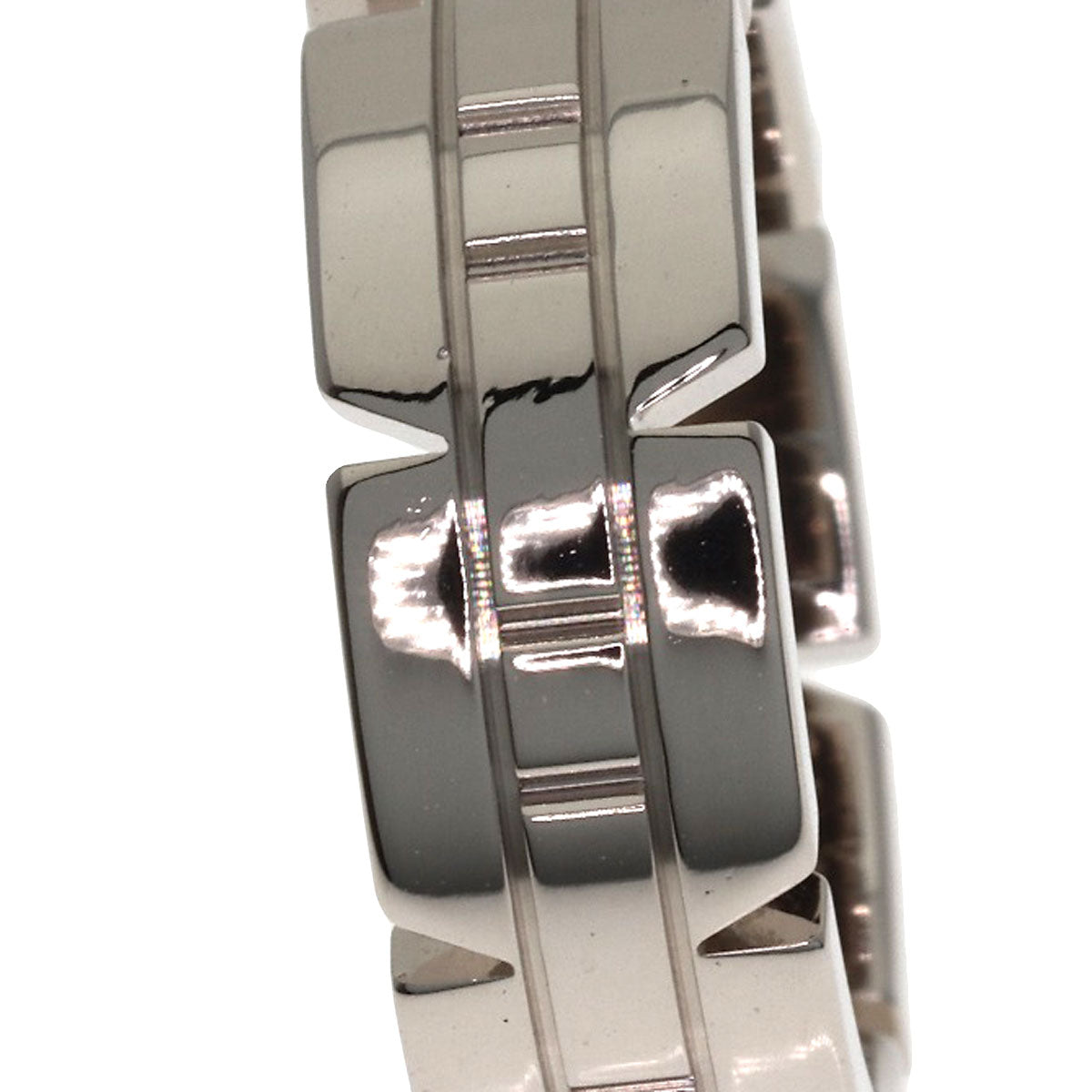 CARTIER Tank Française #48 Ring K18 White Gold Ladies [Used]