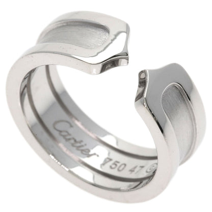 CARTIER C2 ring # 47 Ring K18 White Gold Ladies [Used]