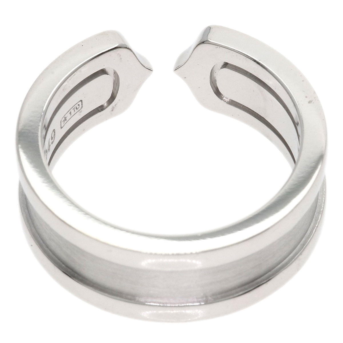 CARTIER C2 ring # 47 Ring K18 White Gold Ladies [Used]