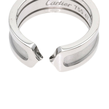CARTIER C2 ring # 47 Ring K18 White Gold Ladies [Used]