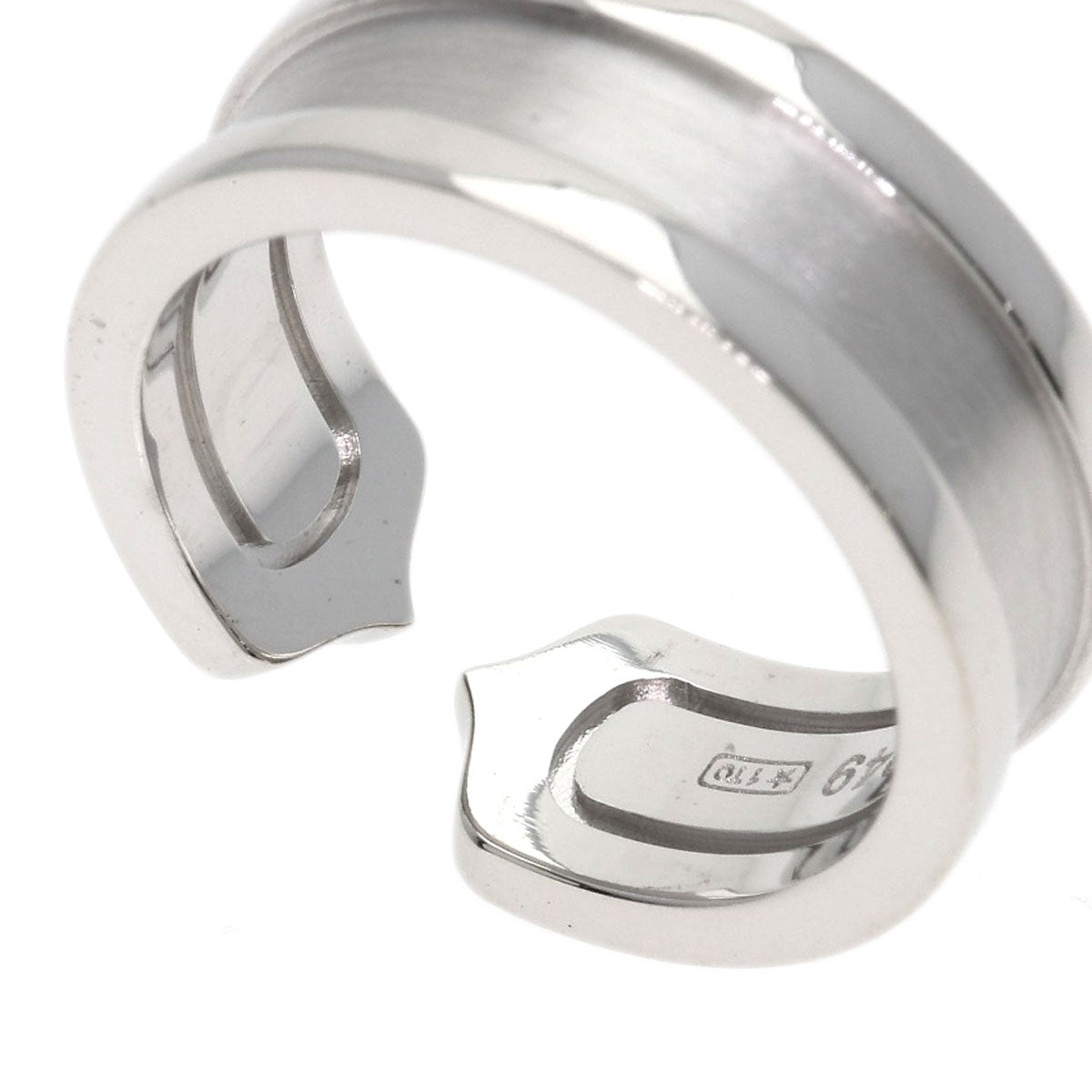 CARTIER C2 ring # 47 Ring K18 White Gold Ladies [Used]