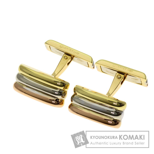 CARTIER Trinity cuffs K18 Yellow Gold 18K Pink Goldmens [Used]