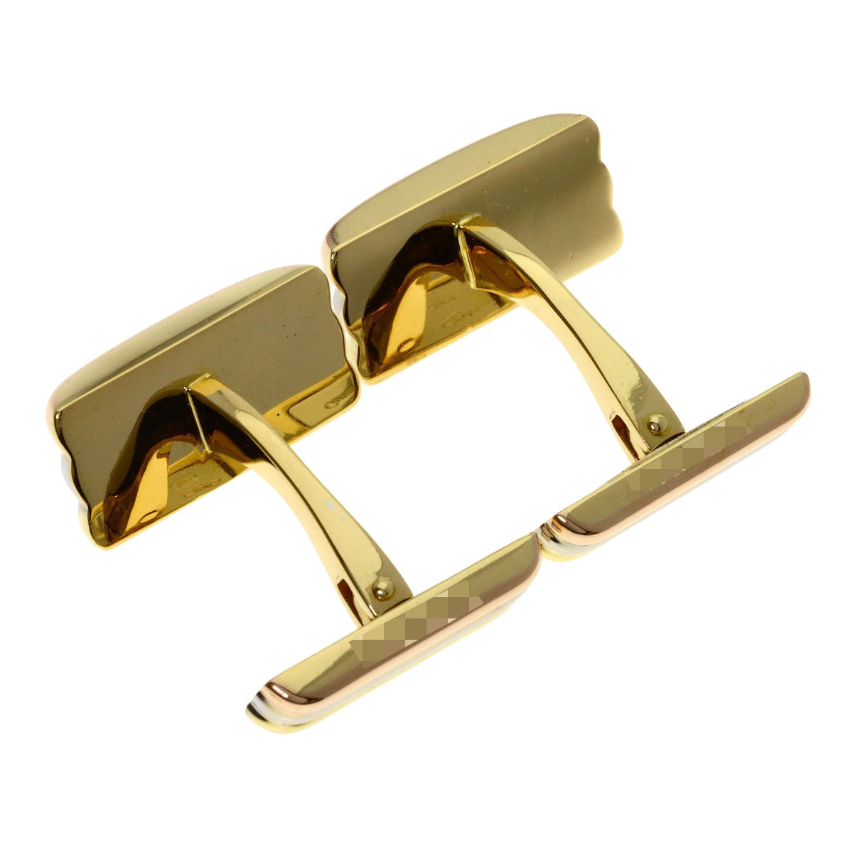 CARTIER Trinity cuffs K18 Yellow Gold 18K Pink Goldmens [Used]