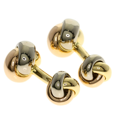 CARTIER Trinity cuffs K18 Yellow Gold 18K Pink Goldmens [Used]