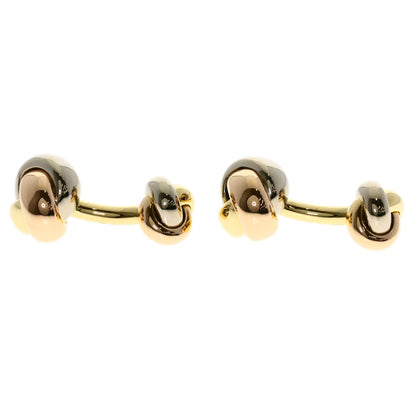CARTIER Trinity cuffs K18 Yellow Gold 18K Pink Goldmens [Used]